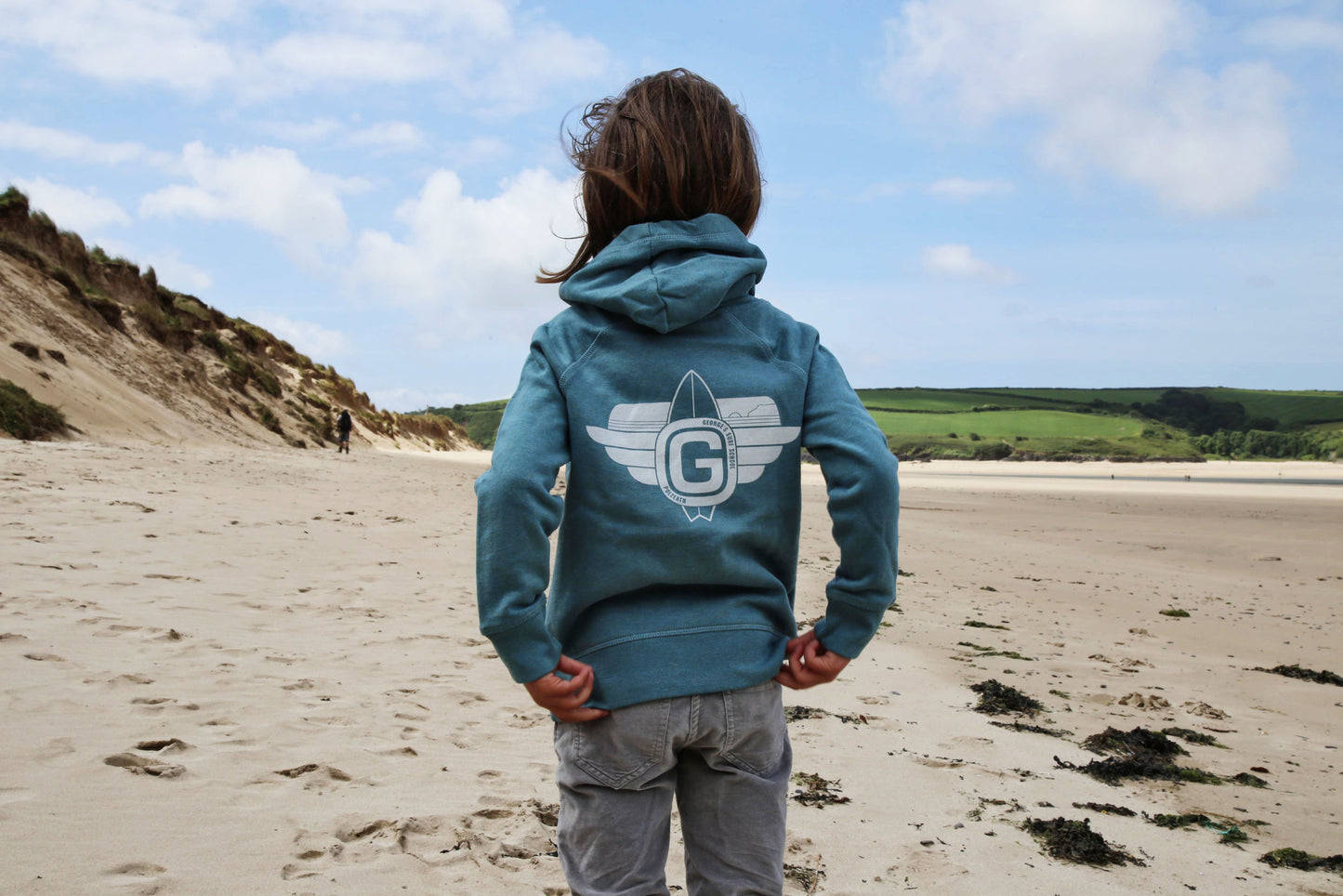 Kids G-Surf Classic Logo Hoody - Teal