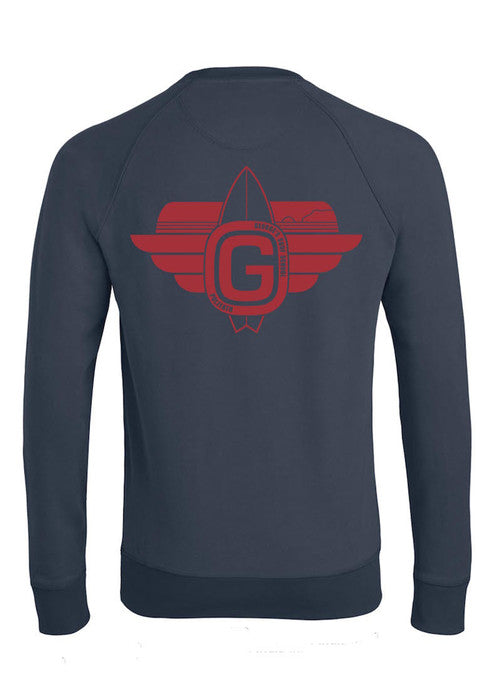 Adults G-Surf Classic Crewneck - Dark Grey