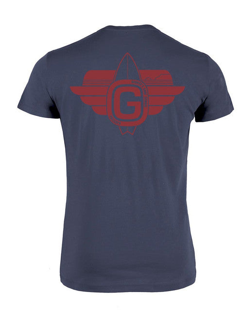 Adults G-Surf Classic Short Sleeve T-Shirt - Dark Grey