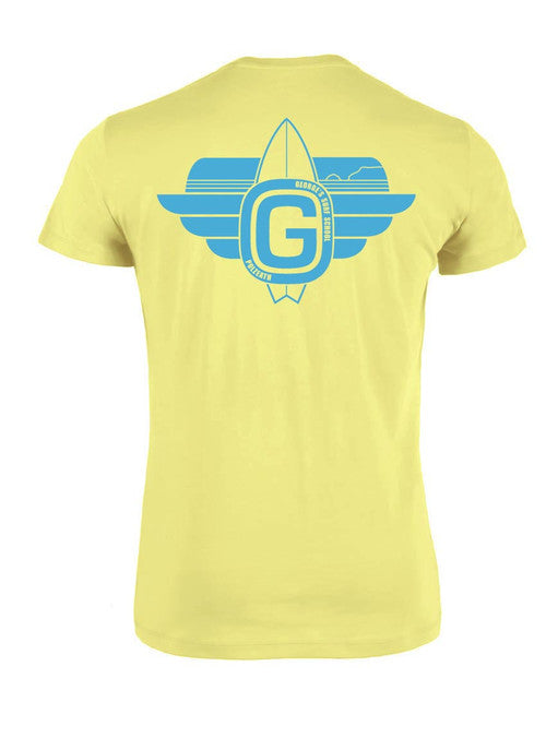 Adults G-Surf Classic Short Sleeve T-Shirt - Yellow