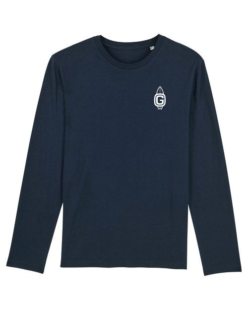 Adults G-Surf Classic Long Sleeve T-Shirt - Navy