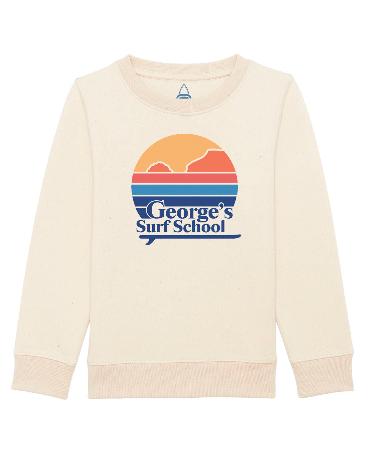 G-Surf Retro Crewneck - Natural