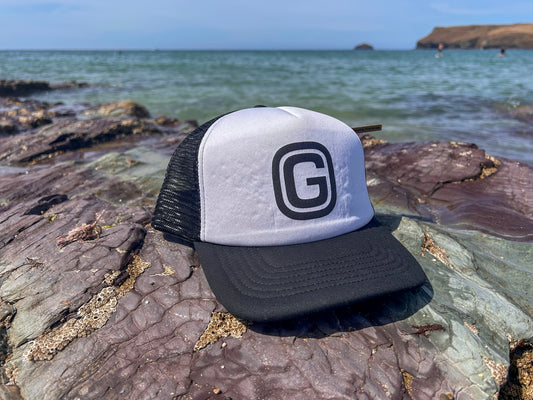 Black Trucker Cap - G Logo
