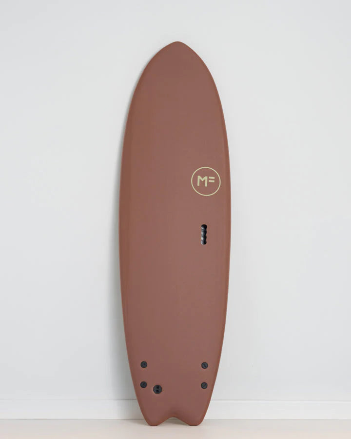 7’6 - MF Twin Town Super Soft Fish in Cedar Surf Board