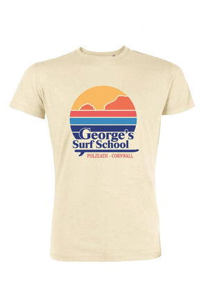 G-Surf Retro Short Sleeve T-Shirt - Cream