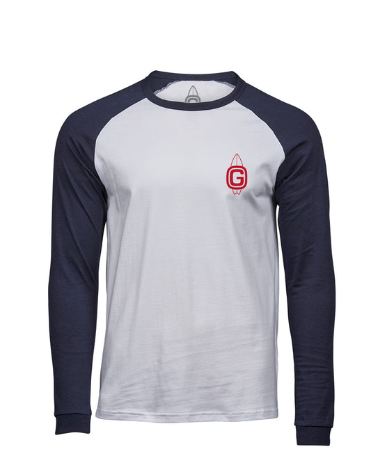 Adults G-Surf Classic Baseball Long Sleeve T-Shirt