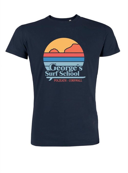 G-Surf Retro Short Sleeve T-Shirt - Navy
