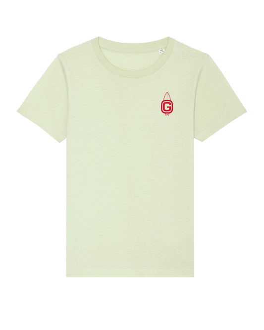 Kids G-Surf Classic Logo T-Shirt - Pale Green