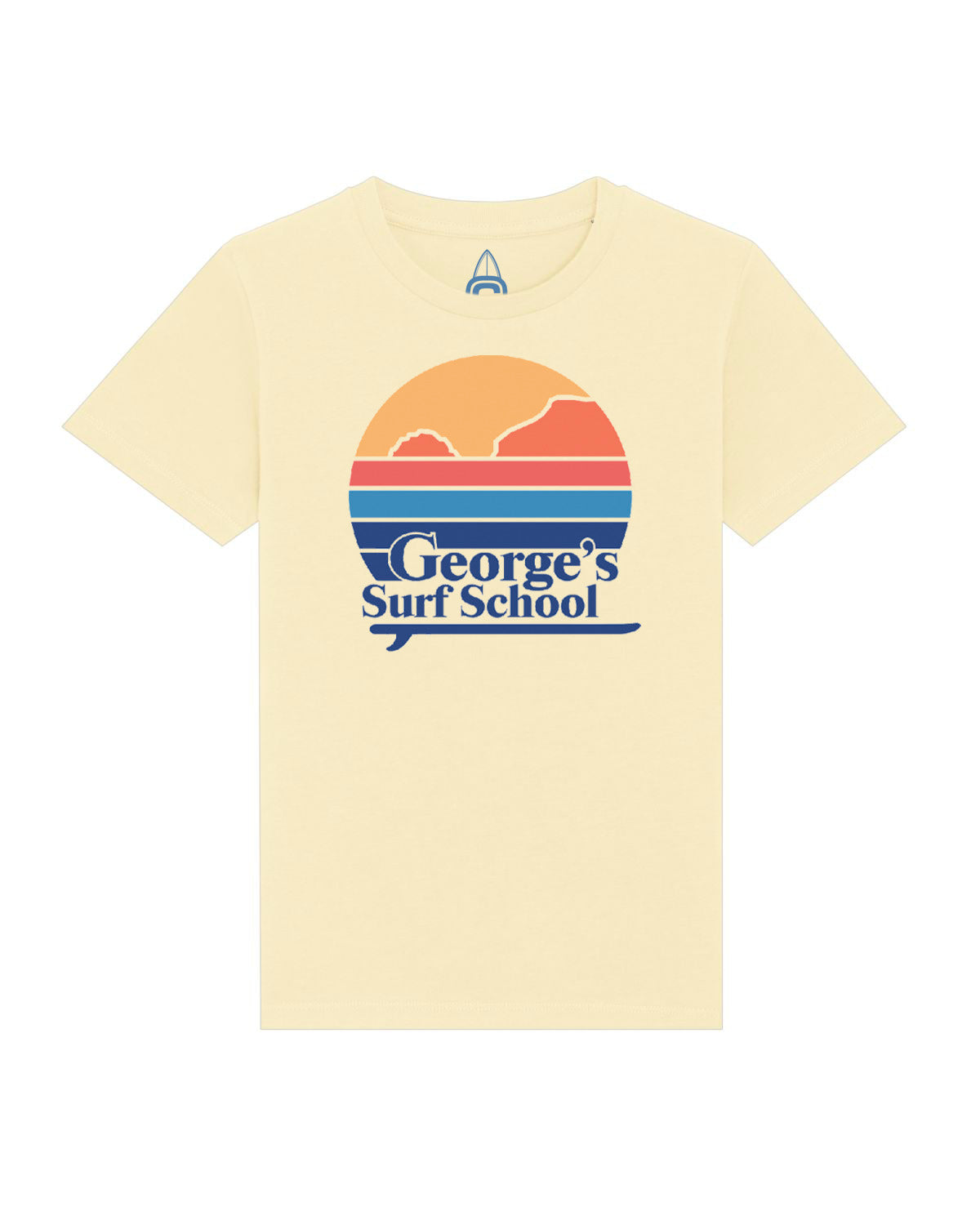 Kids G-Surf Retro T-Shirt - Yellow