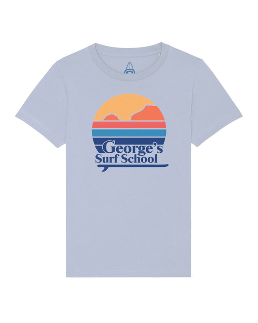 Kids G-Surf Retro T-Shirt - Light Blue