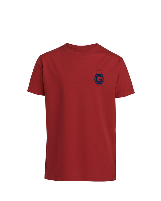 Kids G-Surf Classic Logo T-Shirt - Red