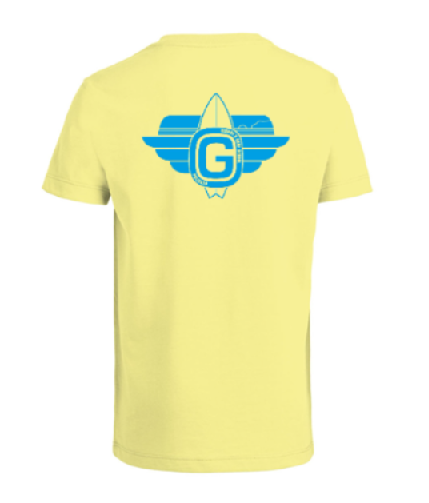 Kids G-Surf Classic Logo T-Shirt - Yellow